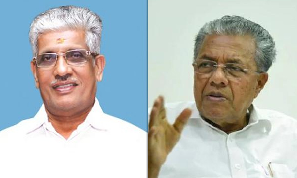 sukumaran nair against pinarayi vijayan